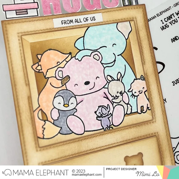 Bild 5 von Mama Elephant - Clear Stamps GROUP HUG