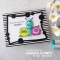 Bild 2 von Whimsy Stamps Clear Stamps - Monster Daze