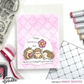 Bild 6 von Heffy Doodle Clear Stamps Set - Quill You Be Mine - Stempel Igel