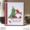 Bild 2 von Gummistempel Stamping Bella Cling Stamp THE GNOME AND THE CHRISTMAS TREE
