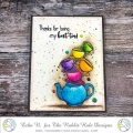 The Rabbit Hole Designs Clear Stamps - Steeped in Happiness - Kaffeetassen