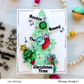 Bild 2 von Whimsy Stamps Clear Stamps - Rockin' Christmas Tree - Weihnachtsbaum