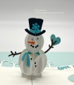 Bild 3 von Karen Burniston Dies Snowman Pop-Up Stanze Schneemann