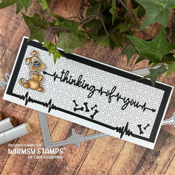 Bild 8 von Whimsy Stamps Clear Stamps  - Doggie Valentine - Hunde