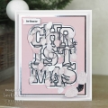 Bild 5 von Creative Expressions Big Bold Words Christmas Craft Die & Stamp Set - Stanze & Stempel