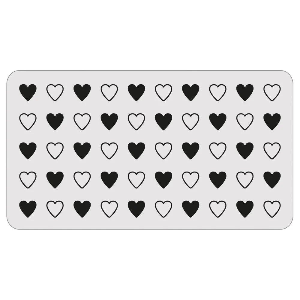 Bild 4 von 2D TF Embossing Folder Thinlit Set Vault Side Order Love Notes by Tim Holtz