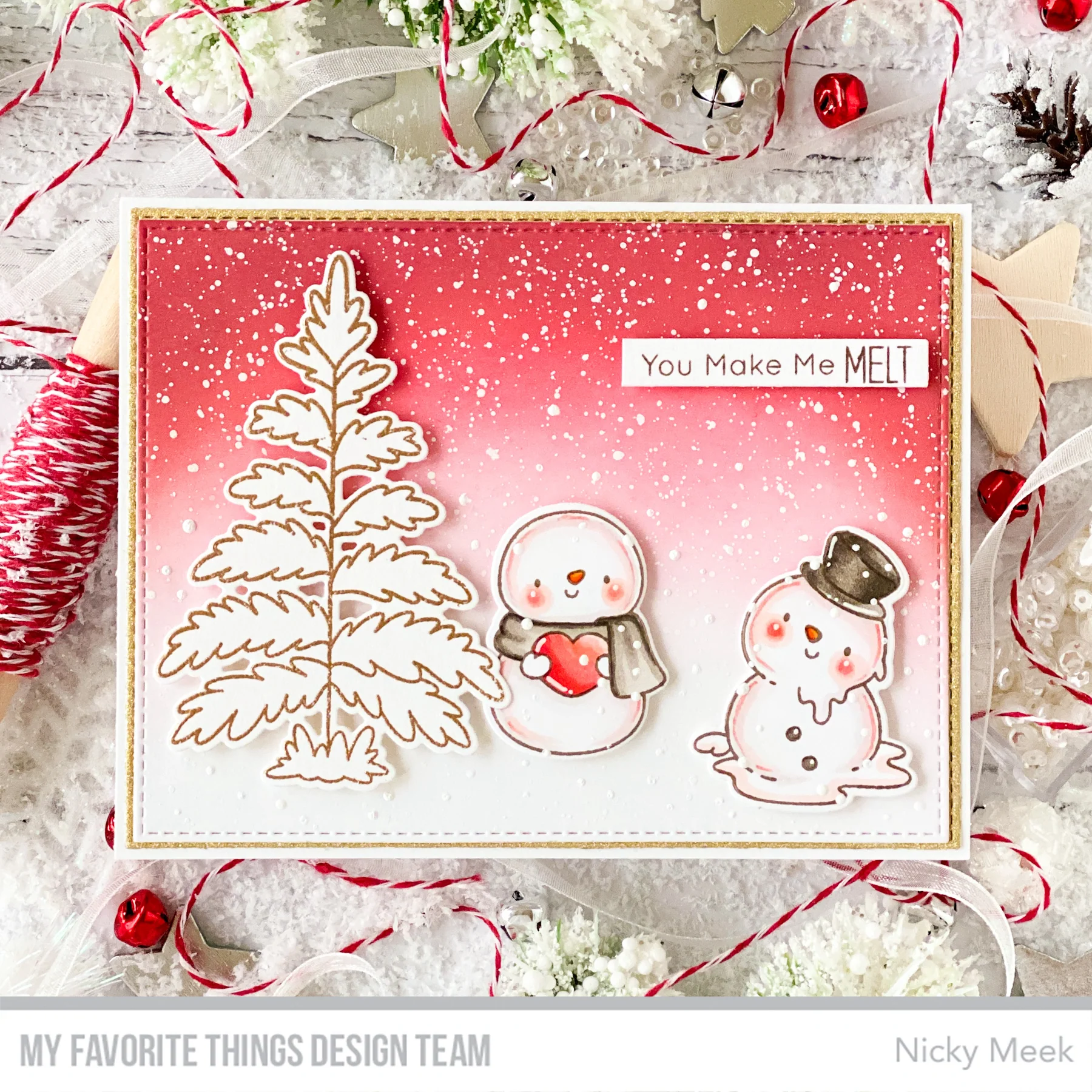Bild 6 von My Favorite Things - Clear Stamps JB Snow Happy - Schneemänner