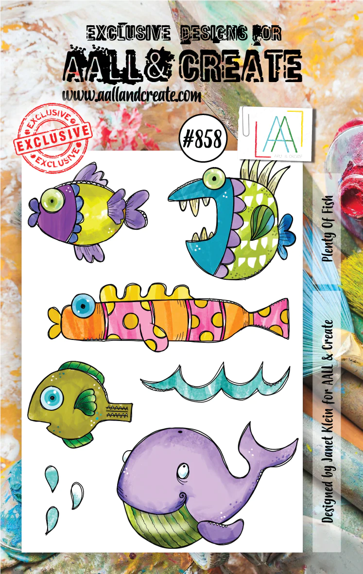 AALL & Create Clear Stamps - Plenty of fish