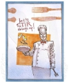 Bild 3 von The Art of Brett Weldele Cling Mount Stamps Gummistempel - The Burly Chef
