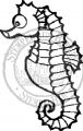 Bild 2 von StempelBar Ministempel - Seepferdchen  / (Stempel) Halmakegel - montiert