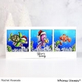 Bild 3 von Whimsy Stamps Clear Stamps  - Christmas Tidings - Weihnachten Fische