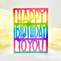 Bild 18 von Whimsy Stamps Die Stanze  - Happy Birthday Coverplate Die