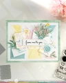 Bild 2 von Waffle Flower Postage Collage Miniature Die-n-stencil - Mini-Stanze & Schablone