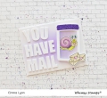 Bild 12 von Whimsy Stamps Clear Stamps - Snail Mail - Schneckenpost