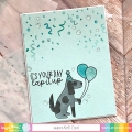 Bild 2 von Waffle Flower Birthday Puppies Set - Stempel Geburtstag Hunde