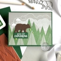 Bild 3 von Hero Arts Cling Stamp - Mountains & Trees Bold Prints