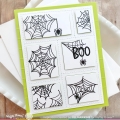 Bild 3 von Waffle Flower Postage Collage Spider Web Stamp Set - Stempel