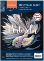 Bild 1 von Vaessen Creative • Florence • Aquarellpapier schwarz Smooth Black A4 100pcs 300g