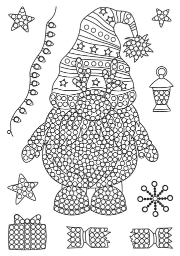 Bild 2 von Crystal Art A6 Stamp Set - Wintertide Gnome