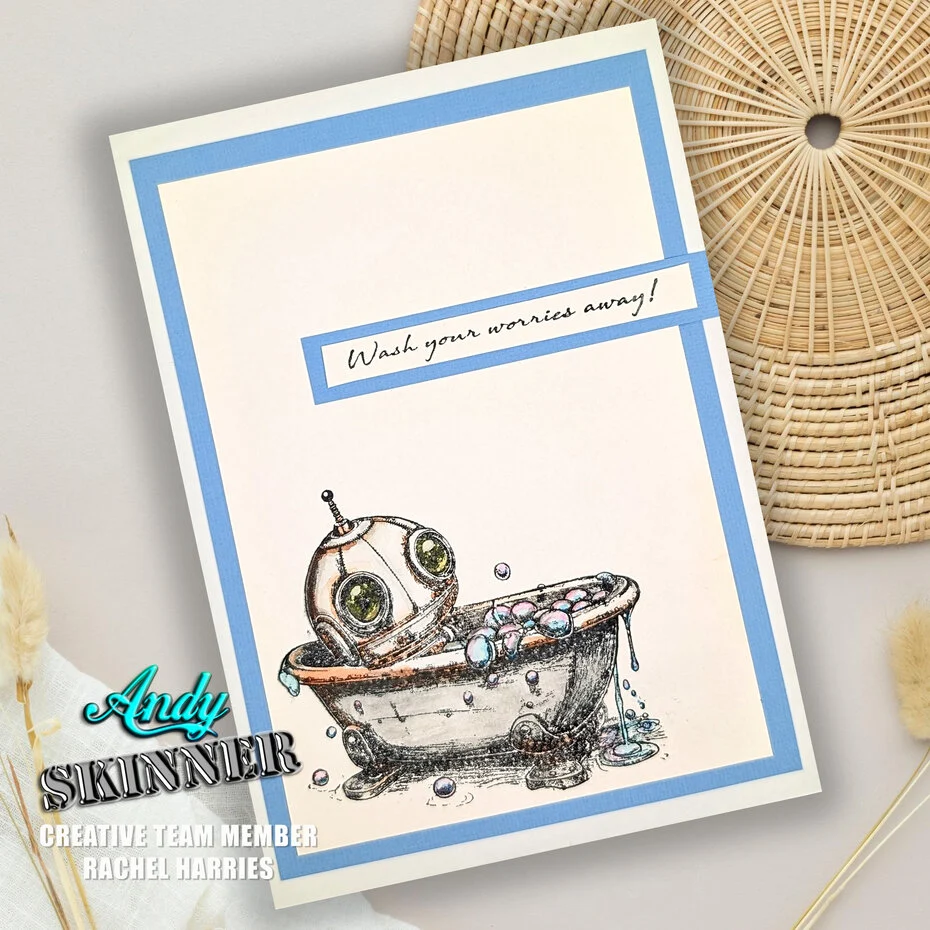 Bild 10 von Creative Expressions Pre Cut Stamp - Gummistempel - Andy Skinner Botology Wash Your Worries Away