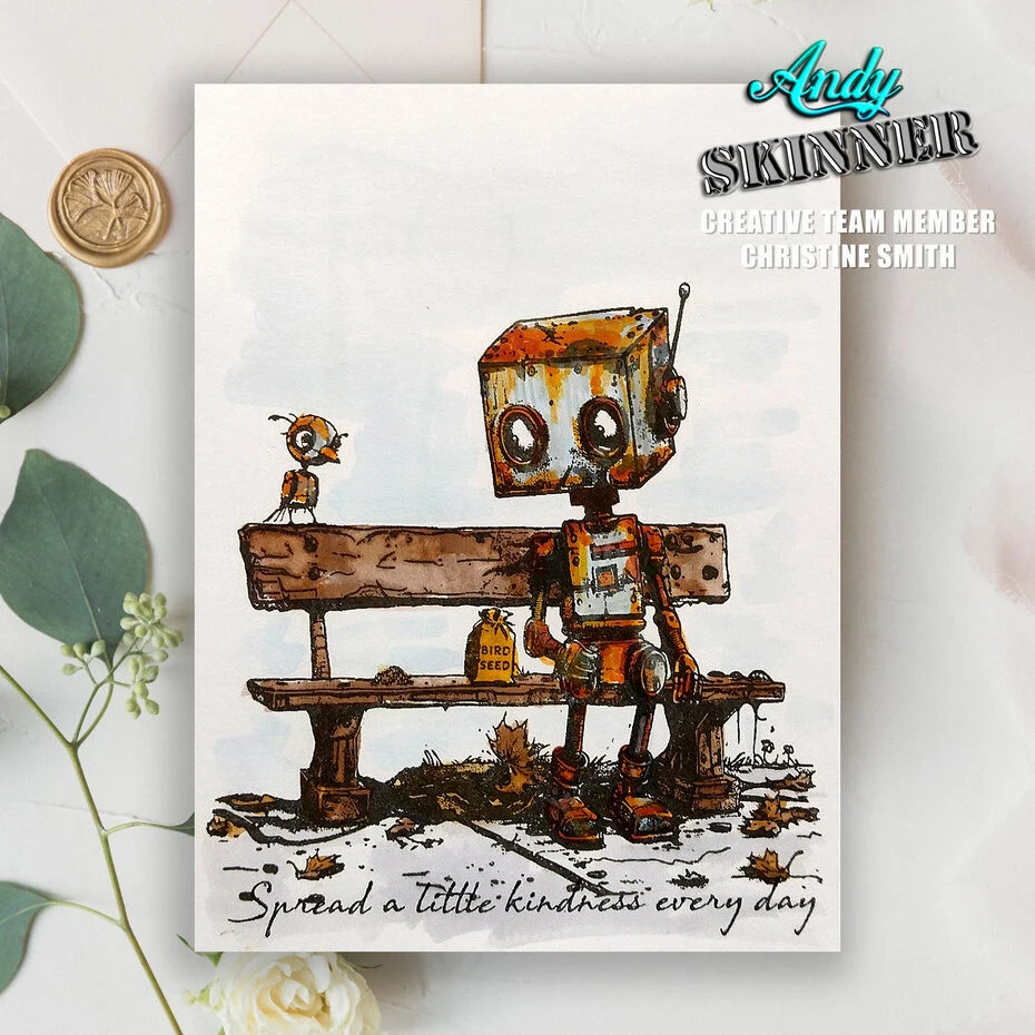 Bild 5 von Creative Expressions Pre Cut Stamp - Gummistempel - Andy Skinner Botology Spread A Little Kindness