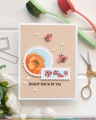Bild 6 von Waffle Flower  Nesting Postage Collage Peony Stencil - Stencil-Set