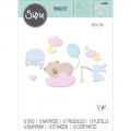 Bild 1 von Sizzix Thinlits Die Set - Stanzschablone - Hello Baby