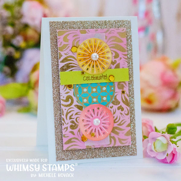 Bild 6 von Whimsy Stamps - Floral A2 Hot Foil Plates