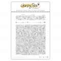 Honey Bee Stamps Clearstamp - Ocean Borders - Wellen Hintergrund