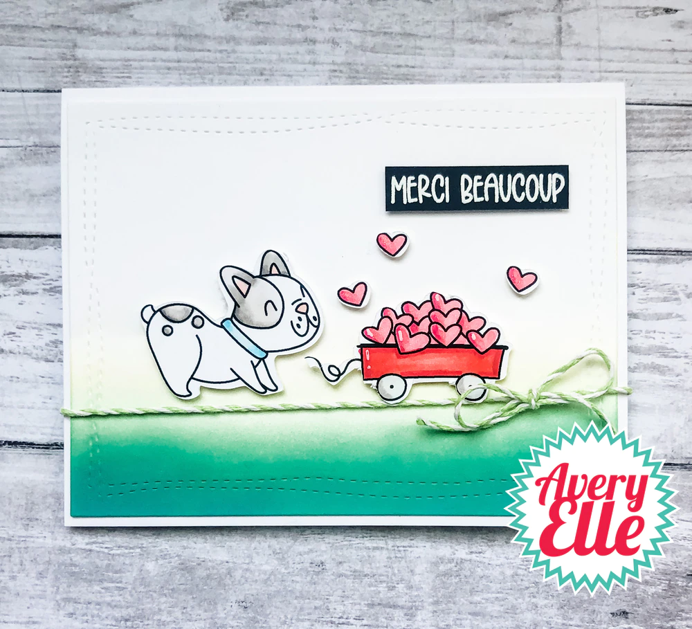 Bild 2 von Avery Elle Clear Stamps - Frenchie - Französische Bulldogge
