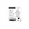 Bild 1 von Concord & 9th - COLOR ME HAPPY STAMP SET - Clear Stamp - Farbe