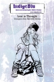 IndigoBlu Gummistempel - Lost in Thought A6 Red Rubber Stamp