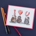 Bild 7 von Spellbinders We Heart You Cling Rubber Stamp Set - House Mouse Stempelgummi