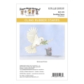 Spellbinders Sending Peace Cling Rubber Stamp Set - House Mouse Stempelgummi