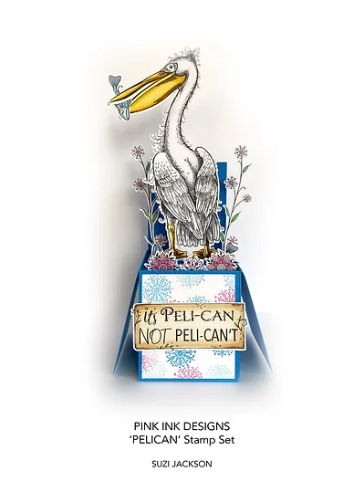 Bild 4 von Pink Ink Designs - Stempel Pelican - Pelikan