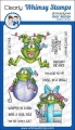 Whimsy Stamps Clear Stamps -  Mistletoads 