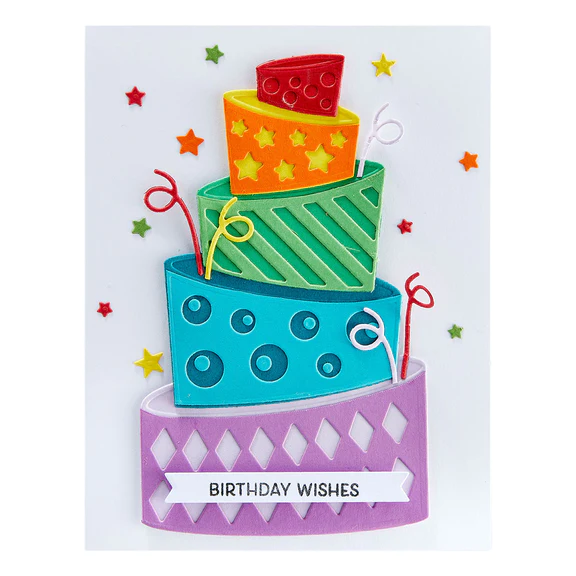 Bild 5 von Spellbinders Topsy Turvy Cake Cutting Dies - Stanz-Set Torte