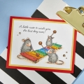 Bild 4 von Spellbinders  Music to My Ears Cling Rubber Stamp Set - House Mouse Stempelgummi
