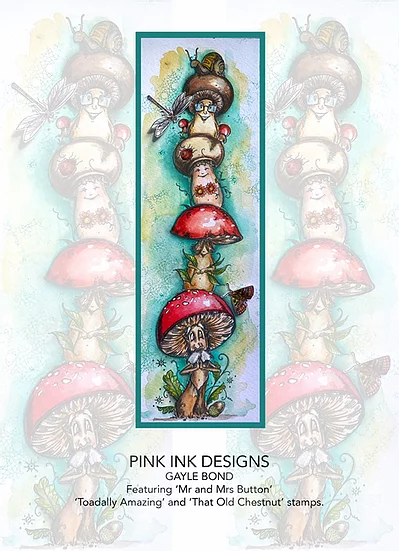 Bild 2 von Pink Ink Designs - Stempel  Mr & Mrs Button - Pilz