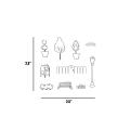 Bild 2 von Art Impressions Stamp Set - Village Accessories