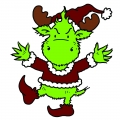 Bild 1 von Riley and Company Gummistempel - RILEY AS THE GRINCH