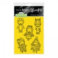 Bild 1 von For the love of...Stamps by Hunkydory - Happy Town Clear Stamp - Christmas Dress Up