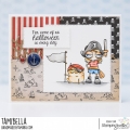 Bild 2 von Gummistempel Stamping Bella Cling Stamp MINI ODDBALL PIRATE & PUG RUBBER STAMP
