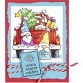 Bild 4 von Stampendous Cling Stamps Slim Boxed Holiday - Stempelgummi Weihnachten