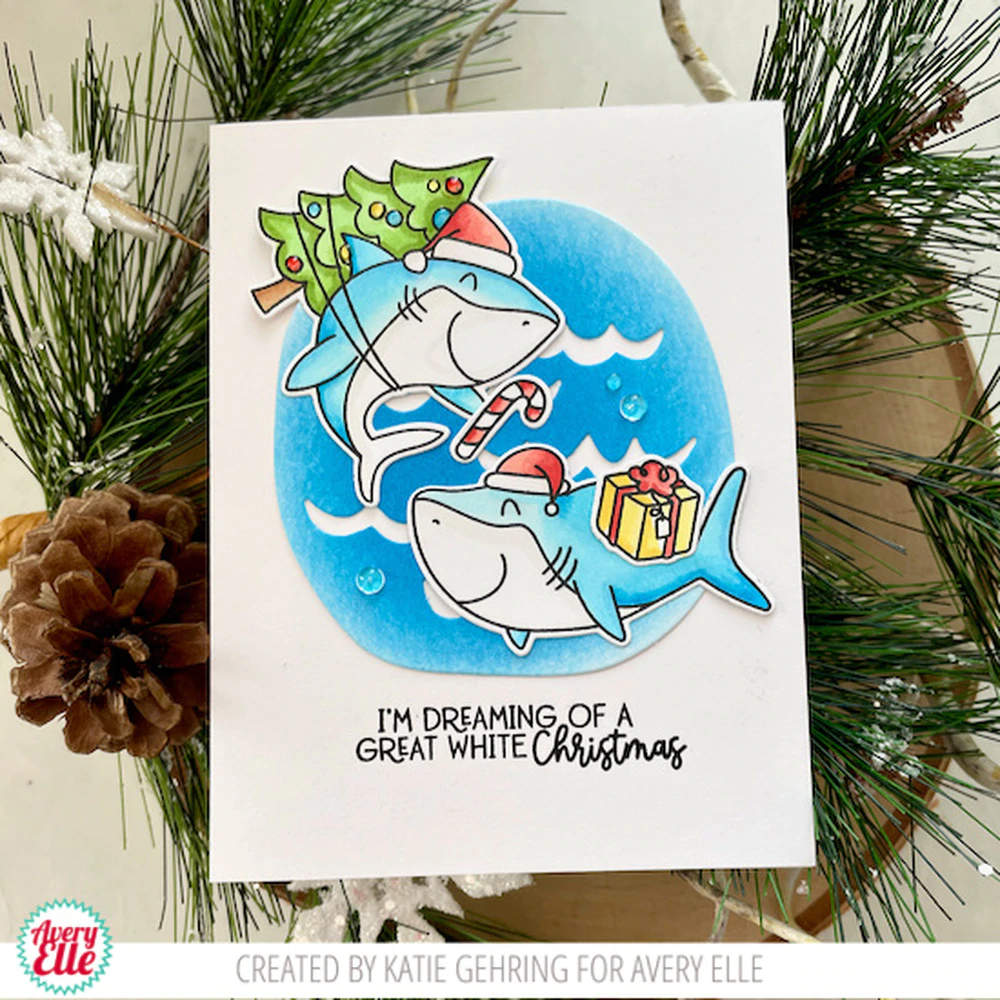 Bild 4 von Avery Elle Clear Stamps - Santa Jaws