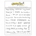 Honey Bee Stamps Clearstamp - Stellar Sentiments - Texte/Wörter