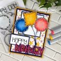 Bild 7 von Whimsy Stamps Clear Stamps - Happy Day Balloons
