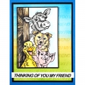 Bild 3 von Stampendous Cling Stamps Funny Farm Rubber Stamp - Stempelgummi Farmtiere