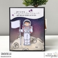 Bild 4 von Gummistempel Stamping Bella Cling Stamp ODDBALL ASTRONAUT 