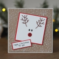 Bild 2 von WOODWARE Clearstamps  Clear Magic Singles - Festive Faces - Rentier Schneemann